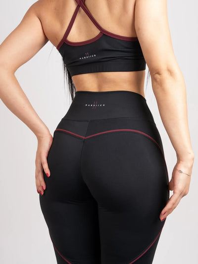 Contour seam performance leggings