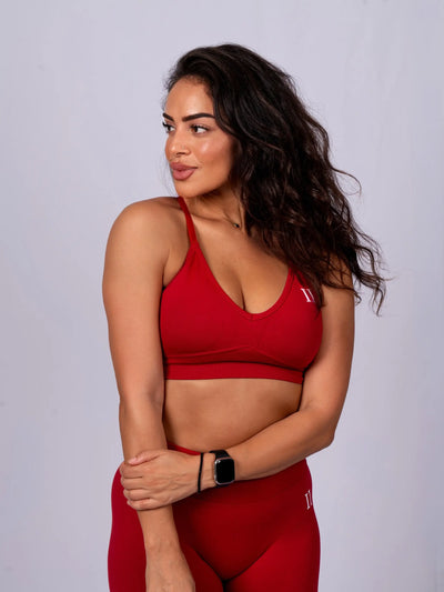 Fitted sculpting bra